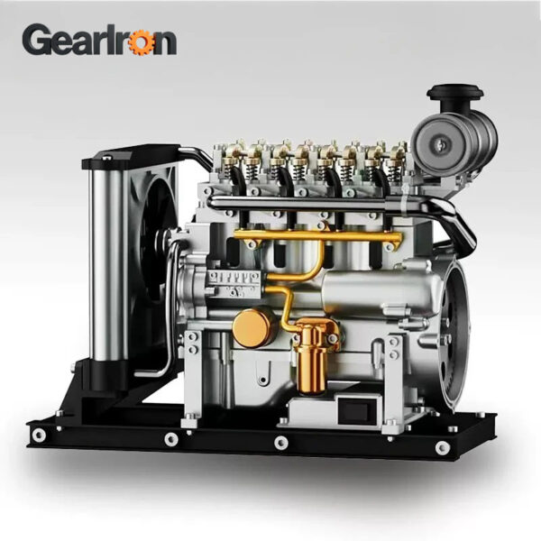 L4 Inline Metal Mechanical Engine Model Kit DIY