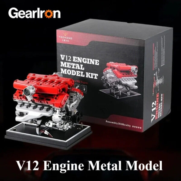 V12 Engine Model Full Metal DIY Kit