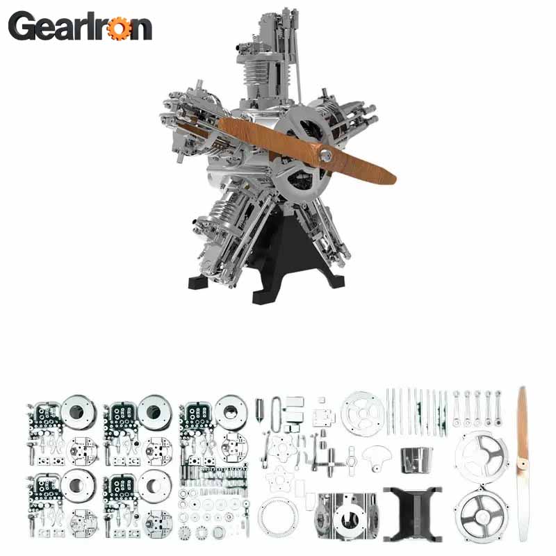 five cylinder radial engine kit diy 4 five cylinder radial engine kit diy 4