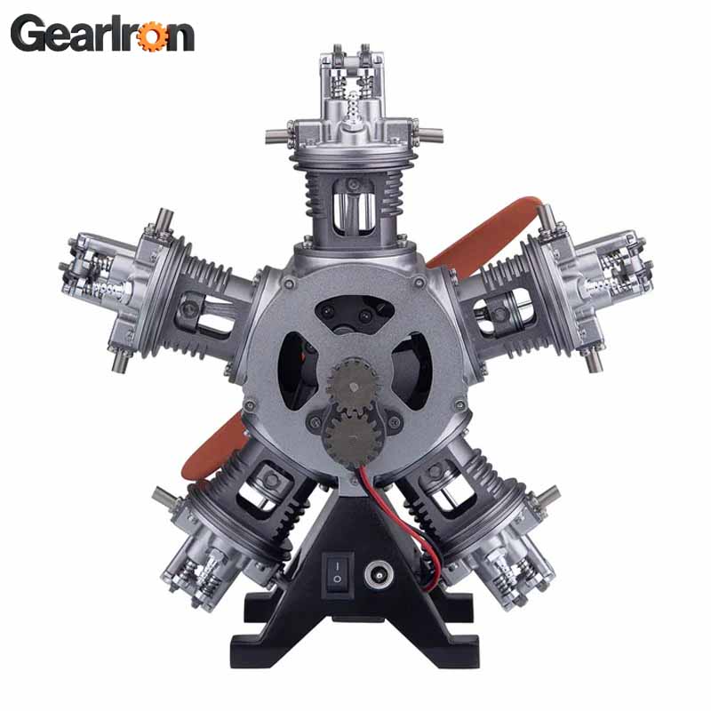 five cylinder radial engine kit diy 6 five cylinder radial engine kit diy 6