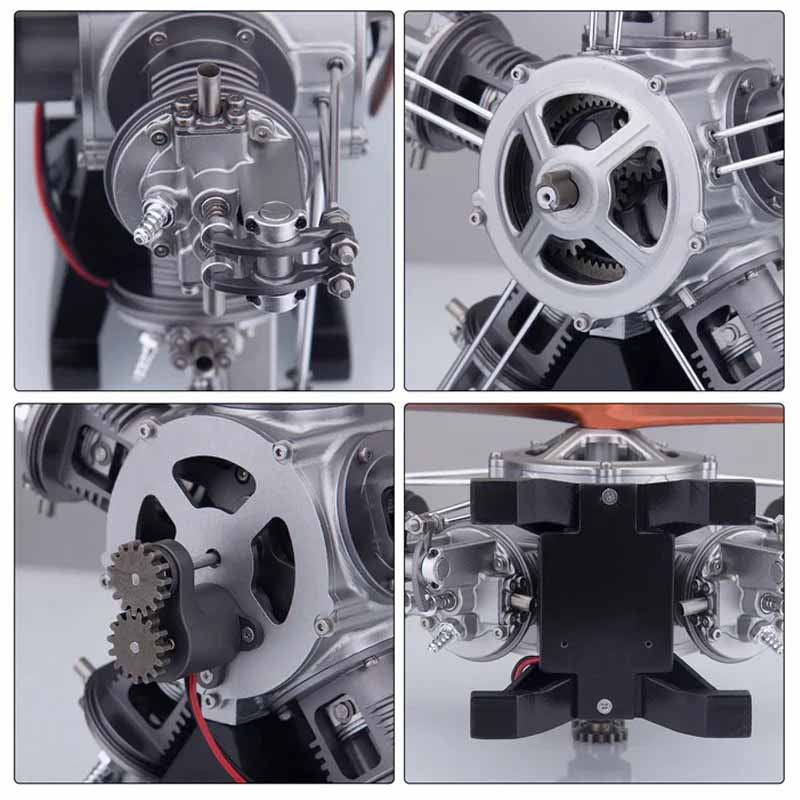 five cylinder radial engine kit diy 9 five cylinder radial engine kit diy 9