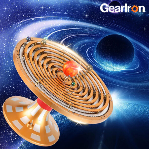 solar system planet orbit 3d metal model 1
